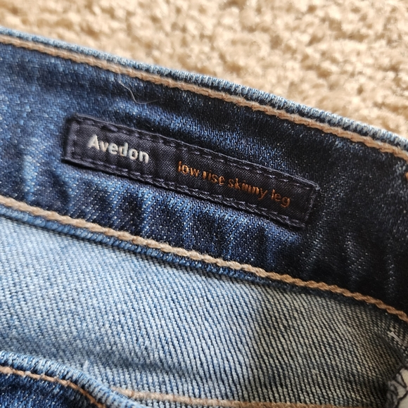 Citizens of Humanity Avedon Low Rise Skinny Leg Distressed Color Fade Jeans - Picture 5 of 8